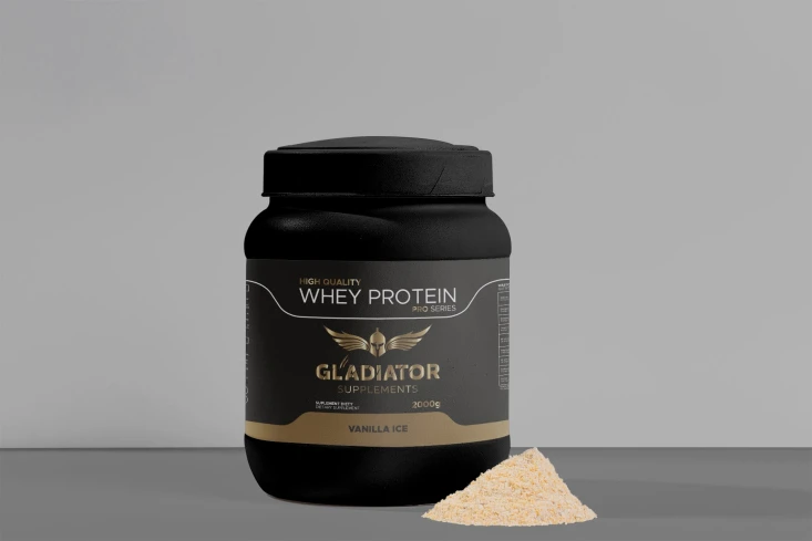 Gladiator Whey Protein - Vanilla Ice - smak waniliowy - 2000g