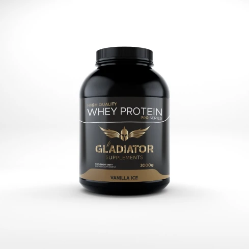 Gladiator Whey Protein - Vanilla Ice - smak waniliowy - 2000g