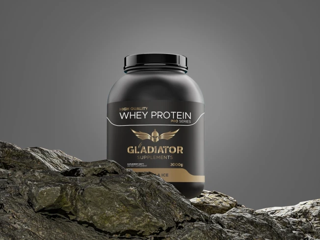 Gladiator Whey Protein - Vanilla Ice - smak waniliowy - 2000g