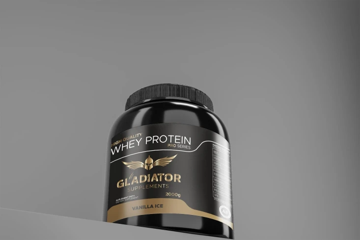 Gladiator Whey Protein - Vanilla Ice - smak waniliowy - 2000g